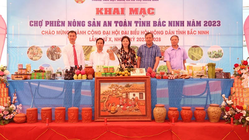 The opening of the 2023 Safe Agricultural Product Fair in Bac Ninh province
