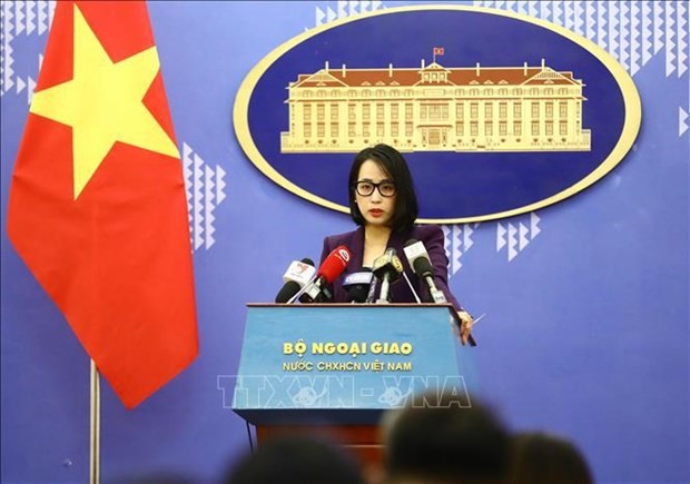 Spokesperson of the Ministry of Foreign Affairs Pham Thu Hang. (Photo: VNA)