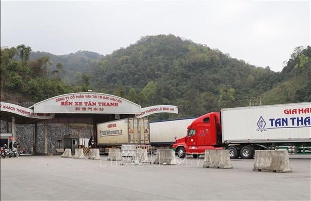 A corner of Tan Thanh Border Gate in Lang Son province (Photo: VNA)