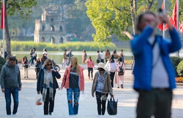 Vietnam hosted more than 3 million foreign tourists in January and February this year. (Photo: VNA)