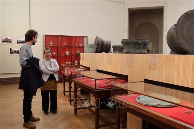 Thousands of Vietnamese objects are currently on display at the Royal Museum of Art and History in Belgium. (Photo: VNA)