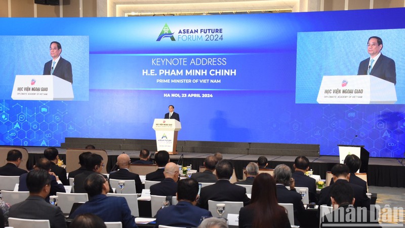 Prime Minister Pham Minh Chinh at the ASEAN Future Forum 2024.