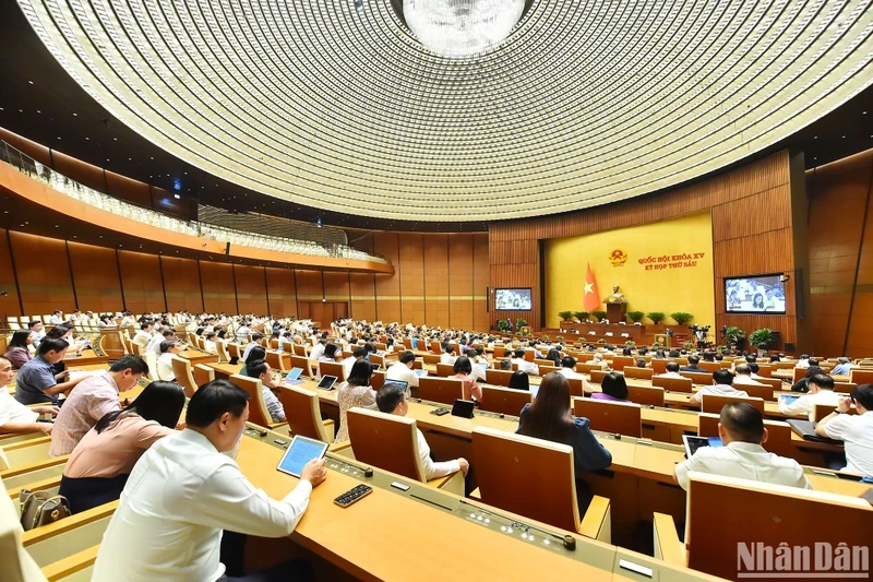 An overview of the sixth session of National Assembly (Photo: NDO/Duy Linh)