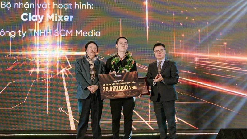 The Clay Mixer stop motion animation character set wins a category at the 2023 Vietnam Digital Content Creation Awards.