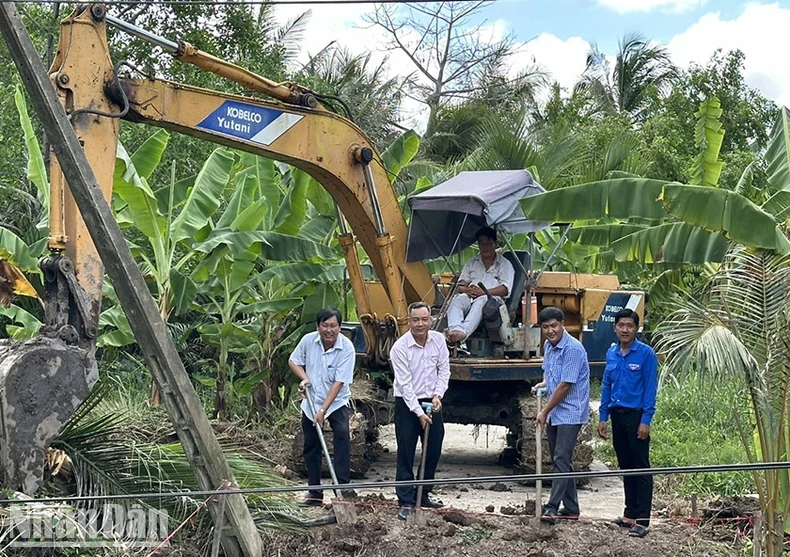 At the groundbreaking ceremony