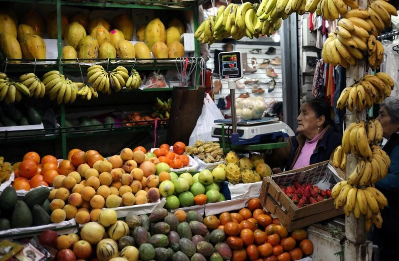 A market in Lima, Peru, August 31, 2018. (Photo: Reuters)