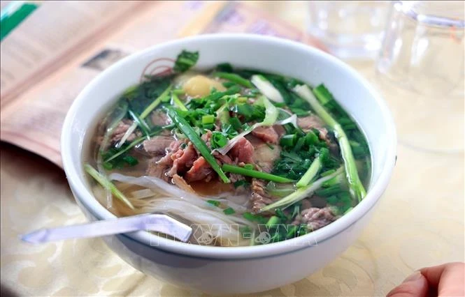 A bowl of pho Co from Nam Dinh province (Photo: VNA)