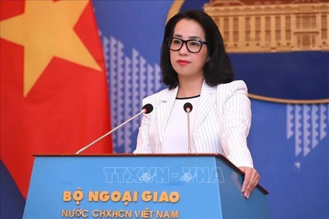 Foreign Ministry spokeswoman Pham Thu Hang (Photo; VNA)