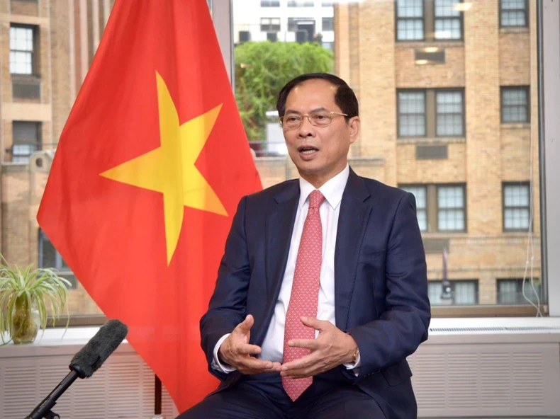 Deputy Prime Minister and Foreign Minister Bui Thanh Son (Photo courtesy of the Ministry of Foreign Affairs)