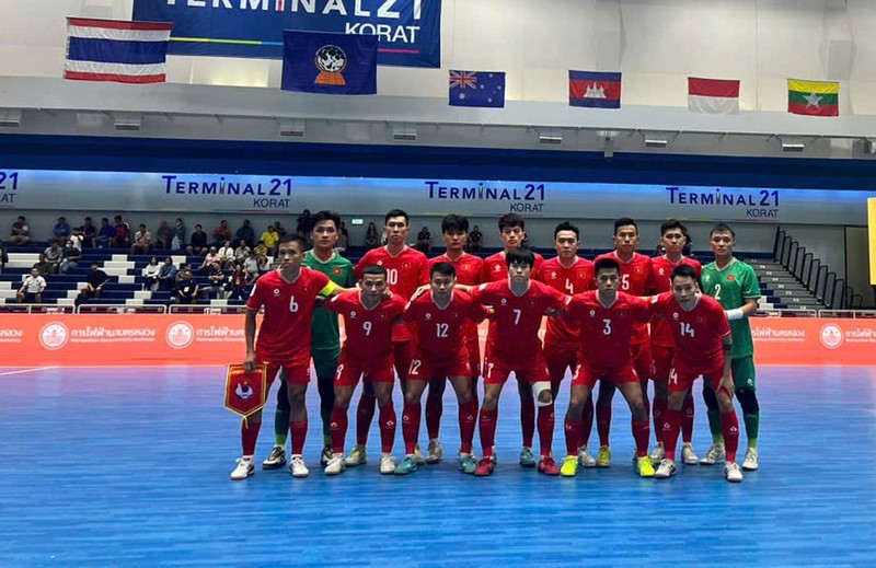 Vietnamese futsal team (Photo: VFF)