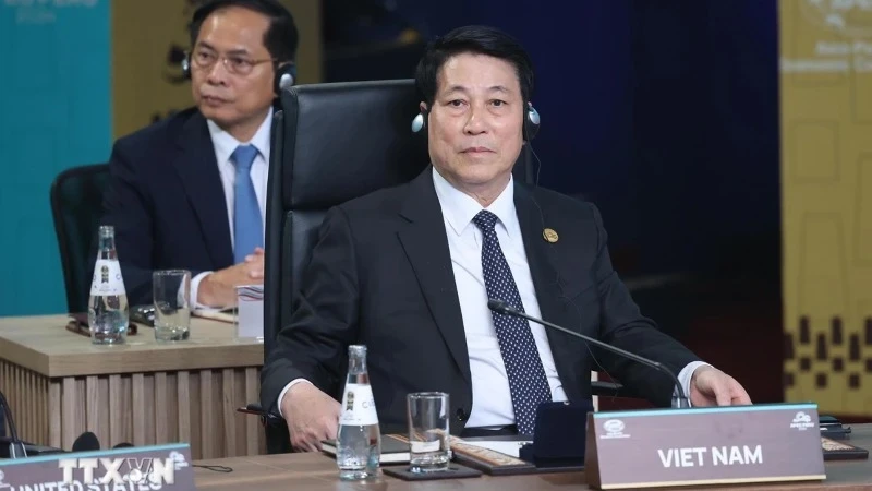 State President Luong Cuong attends the APEC 2024 Leaders’ Week in Peru (Photo: VNA)