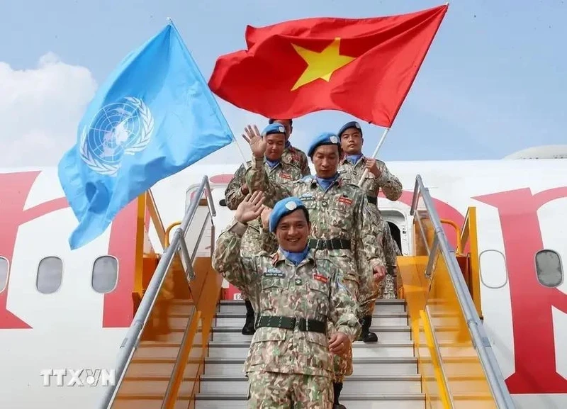 Vietnamese sapper team No. 2 (Photo: VNA)