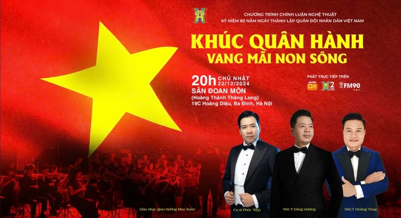 The programme will recreate the proud journey of the Vietnam People’s Army over the past 80 years.