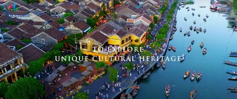 Image of Hoi An - an ancient city in the central province of Quang Nam is included in the video aired on CNN. (Photo: Tourism Information Technology Centre)