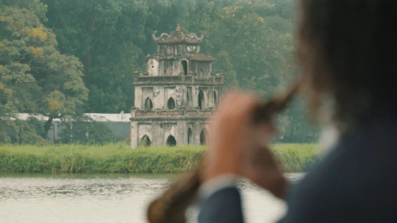 Saxophonist Kenny G in Hanoi. (Photo: NDO)
