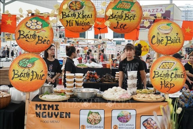 A stall at the festival in Kuala Lumpur (Photo: VNA) 