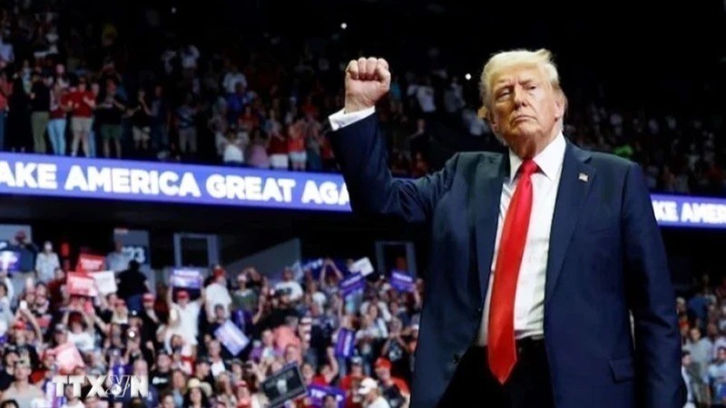 Donald Trump at a campaign rally in Grand Rapids, Michigan on July 20, 2024. (Photo: Getty Images/VNA)