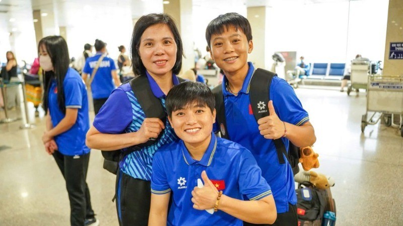 The Vietnamese women's futsal players embark on a major tournament.