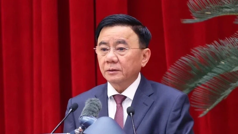 Politburo Member, Permanent Member of the PCC’s Secretariat and Head of the PCC’s Commission for Organisation Tran Cam Tu. (Photo: Van Diep/VNA)