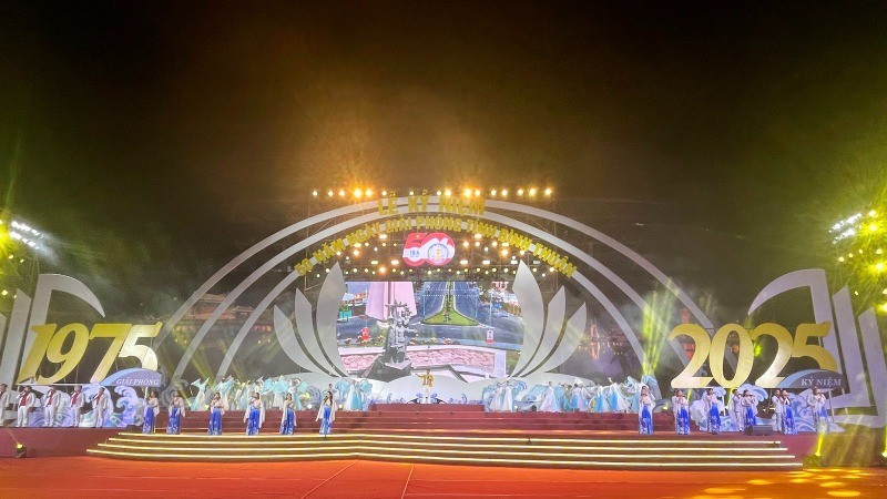 An art performance at the ceremony.