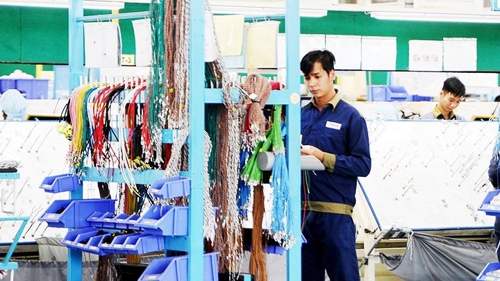 Automobile production at Truong Hai Auto Factory. (Photo: Nam Anh)