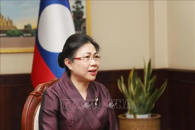 Lao Deputy Foreign Minister Phongsamuth Anlavan (Photo: VNA) 