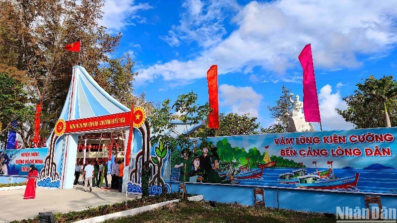 Vam Lung Wharf Historic Site in Ngoc Hien District, the Mekong Delta Province of Ca Mau. (Photo: NDO)