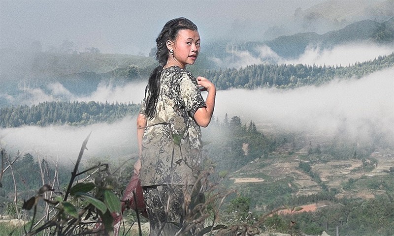 A scene from the movie "Children in the Mist".