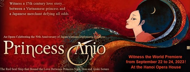 The Princess Anio opera project, which began in 2020 to mark the 50th anniversary of the Vietnam-Japan diplomatic relations, is scheduled to hit the stage in Tokyo on November 4. (Source: anio-opera.com)