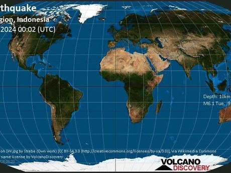 6.0-magnitude earthquake shakes eastern Indonesia