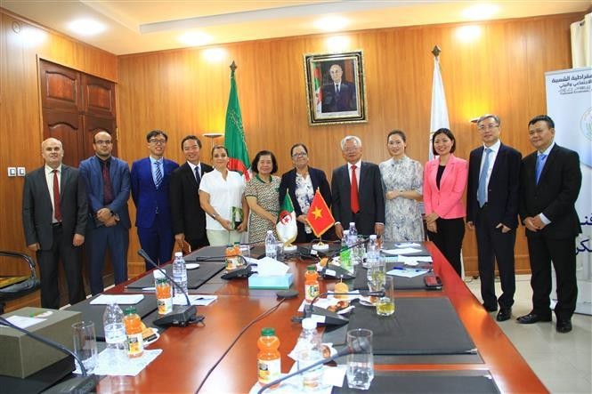 Delegation from the Central Theory Council of Vietnam visits National Economic, Social, and Environmental Council of Algeria (CNESE) (Photo: VNA)