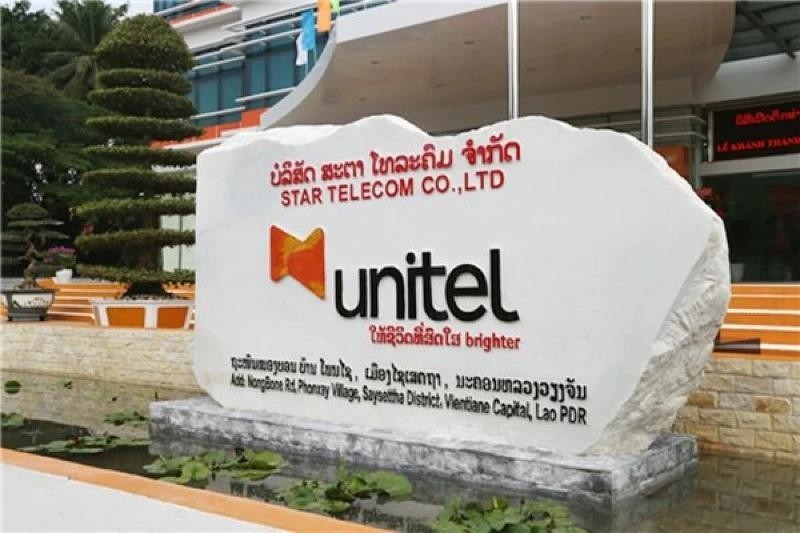 Star Telecom (Unitel), a joint venture between Viettel Global and Lao Asia Telecom. Laos has been the largest recipient of Vietnamese investment over the past years. (Photo: baodautu.vn)