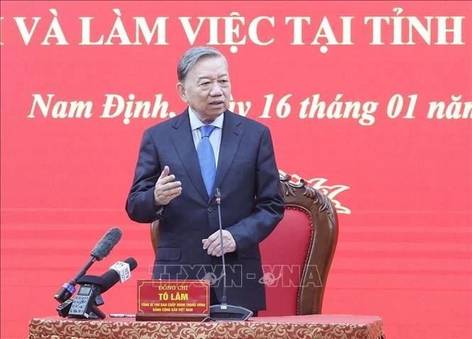 Party General Secretary To Lam (Photo: VNA)