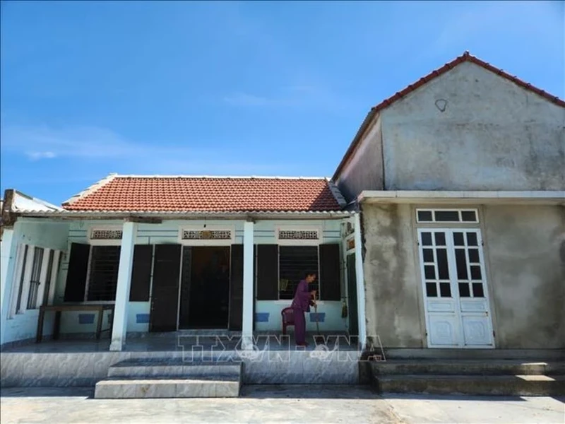 A natural disaster-resistant house built for residents in Hue city (Photo: VNA)