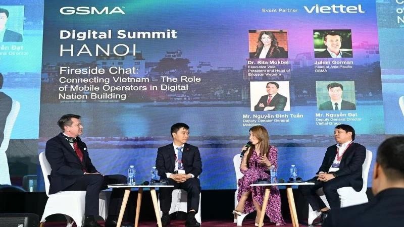 The GSMA Digital Nation Summit is held for the first time in Vietnam on April 15 (Photo: nhandan.vn)