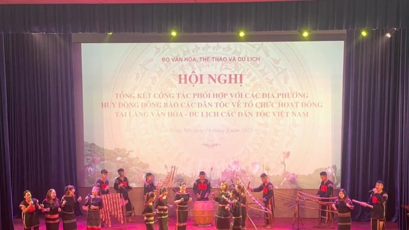 A performance at the conference.