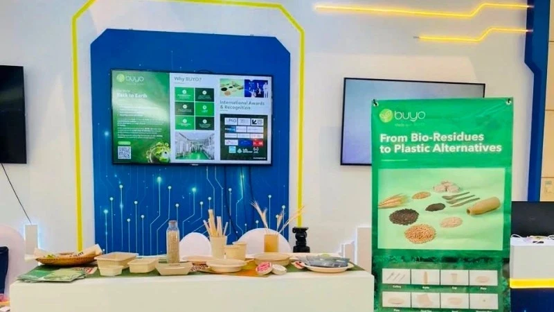 One of BUYO's products is made from waste from the agricultural sector.