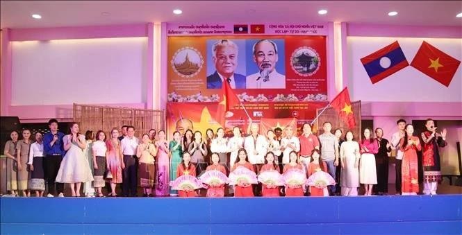 Artists at the event (Photo: VNA)