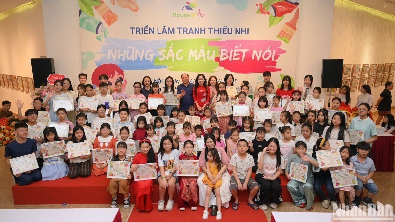 A joyful celebration of young talents passionate about art.