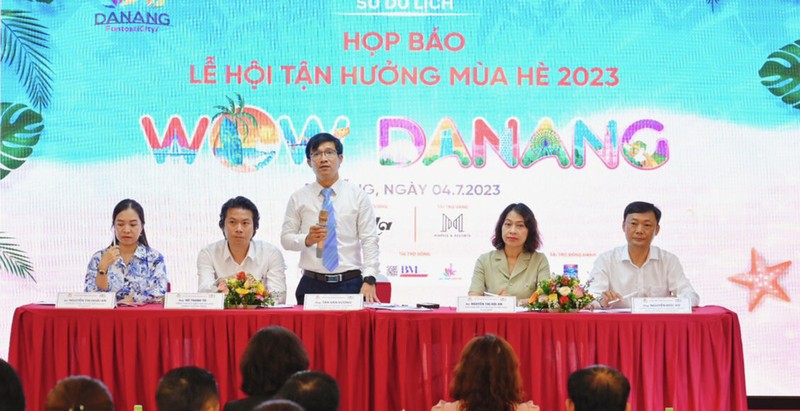 At the press conference (Photo: Da Nang City Tourism Department)