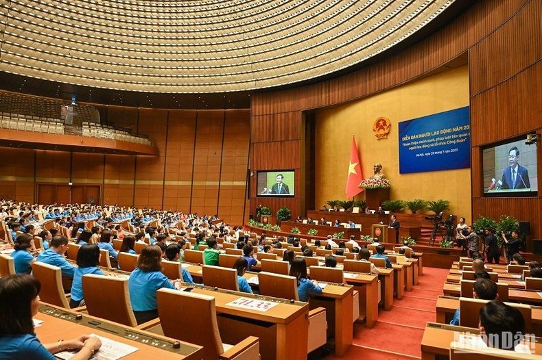 Overview of the forum (Photo: NDO)