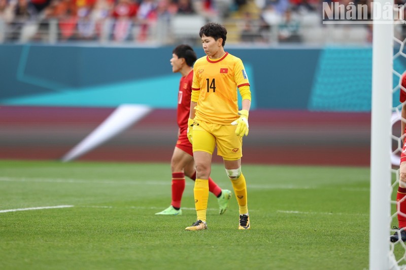 Goalkeeper Tran Thi Kim Thanh (Photo: Duc Dong)
