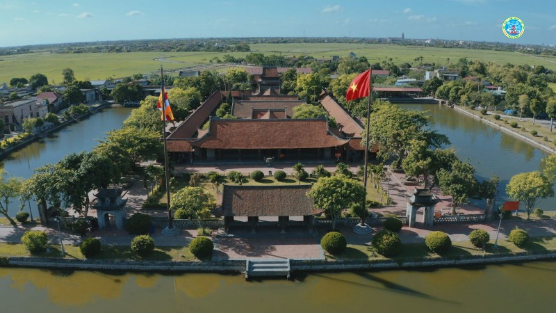 An aerial view of Keo Pagoda special national relic site in Thai Binh Province (Photo: thaibinh.gov.vn)