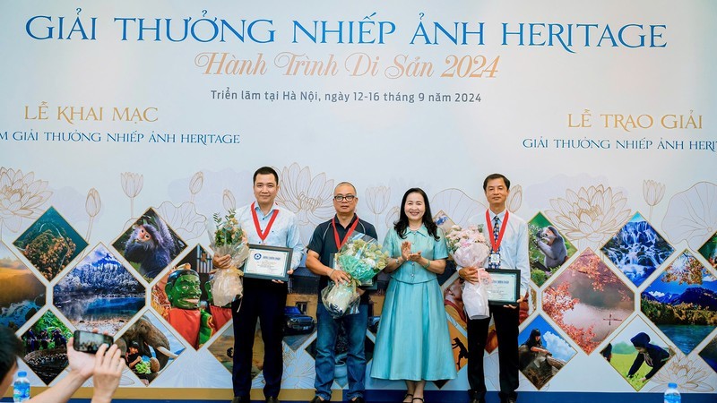 Winners of Heritage Journey 2024 awarded at a ceremony in Hanoi on September 12