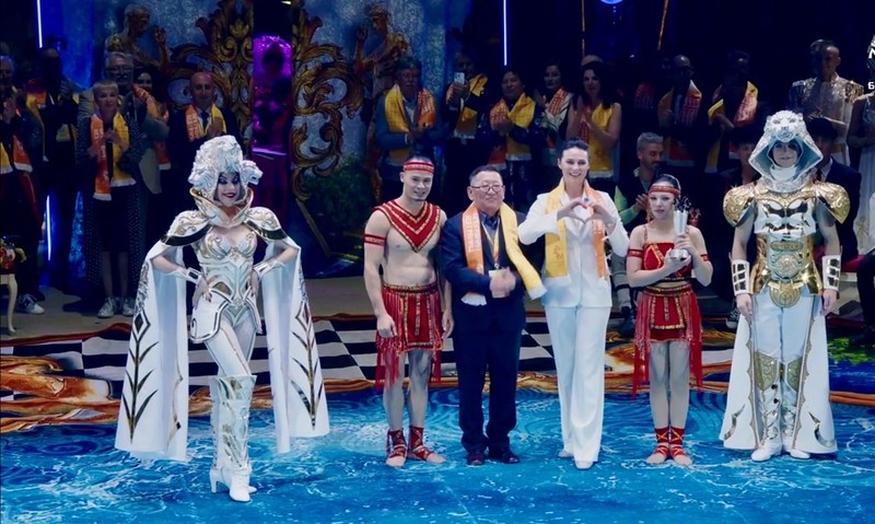 Vietnam wins silver at int'l circus festival (Photo: baovanhoa.vn)