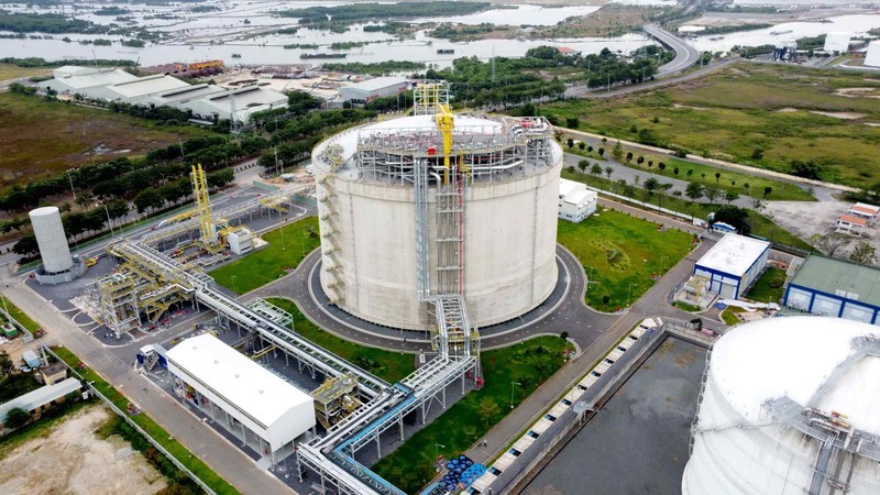 Thi Vai LNG warehouse in Ba Ria - Vung Tau province (Photo: NDO)