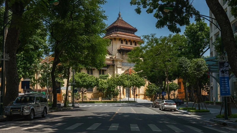 Hanoi National University is a prominent architectural heritage of Hanoi, blending Asian and European aesthetics.