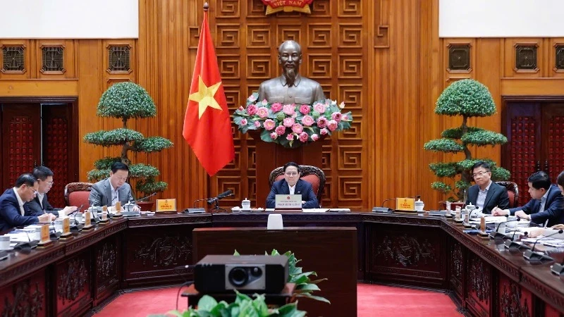 Prime Minister Pham Minh Chinh chairs a meeting on preparations for the 2027 APEC Economic Leaders’ Week in Hanoi on March 3. (Photo: NDO)