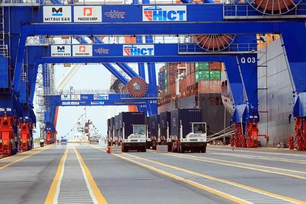 Hai Phong Port, a busy sea port in northern Vietnam. (Photo: VNA)