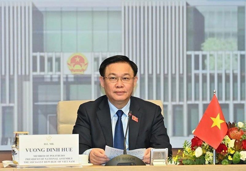 Vietnamese National Assembly Chairman Vuong Dinh Hue.